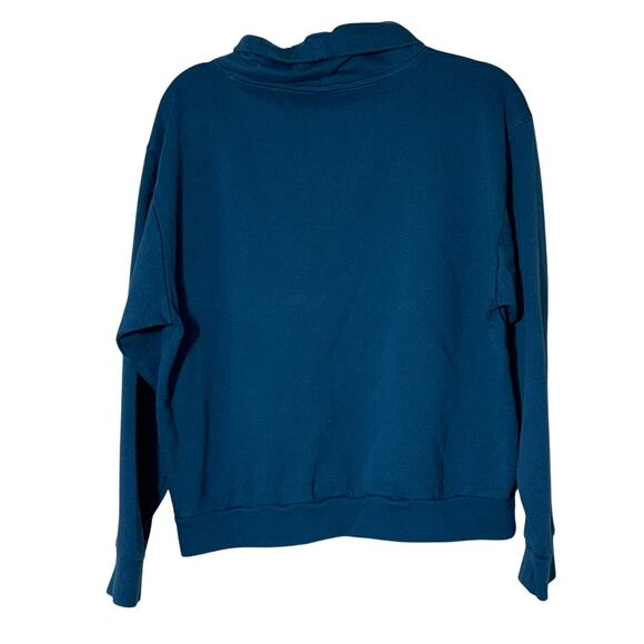 PINK Victoria's Secret Cowl Neck Sweatshirt Sz M - Picture 2 of 3